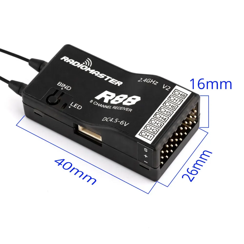 Receiver Sbus 8Ch - RadioMaster R88 V2.0 8 kanal SFHSS