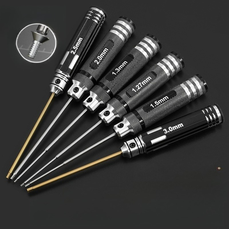 Rc Hobby Tool Kit - HSS/TiCN Hex Tornavida Seti Metrik Ultra