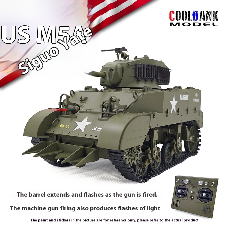 Rc Hobby Tank - 1:16 Rc Tank ABD Stuart M5a1
