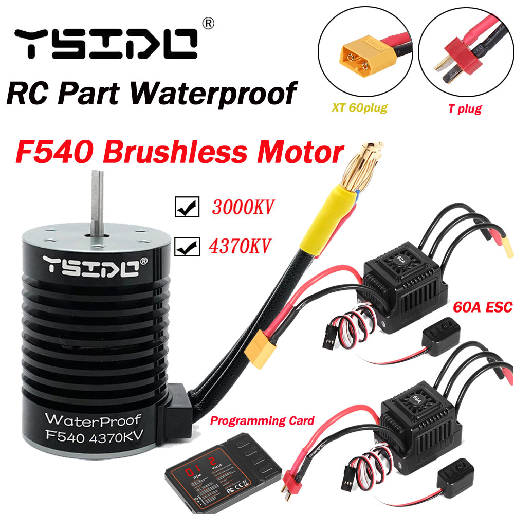 Esc Waterproof 60A - YSIDO RC Parçası Su Geçirmez F540