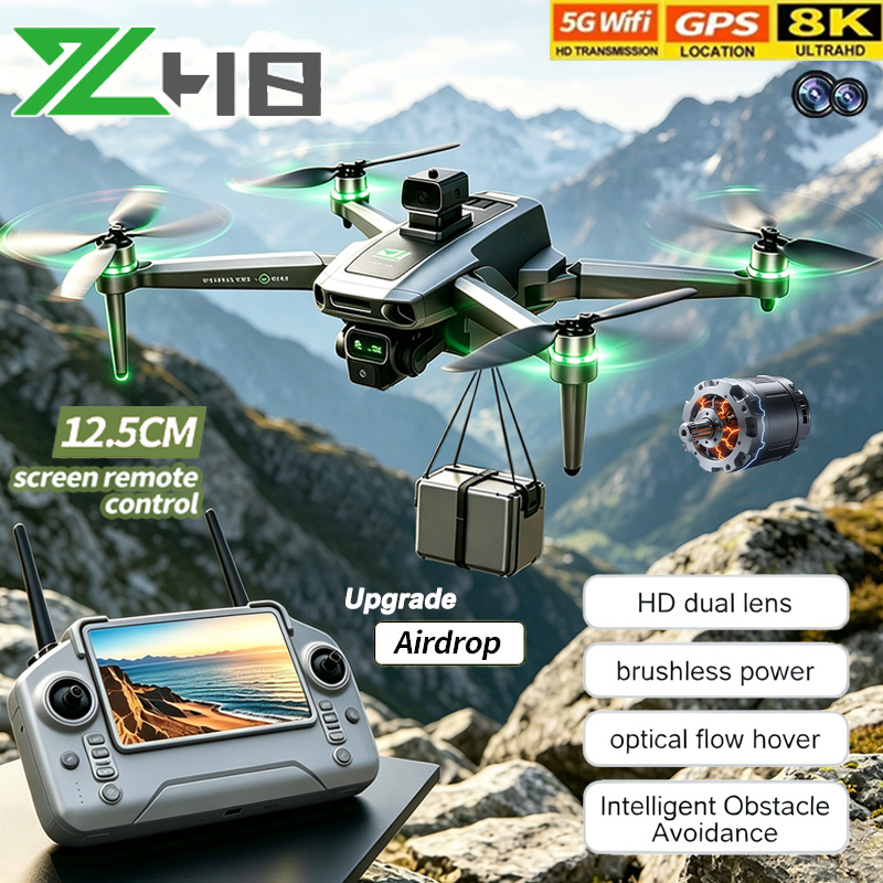 Rc Plane Hobby Zone - Minis Drone ZH8 Drones 8K Profesyonel