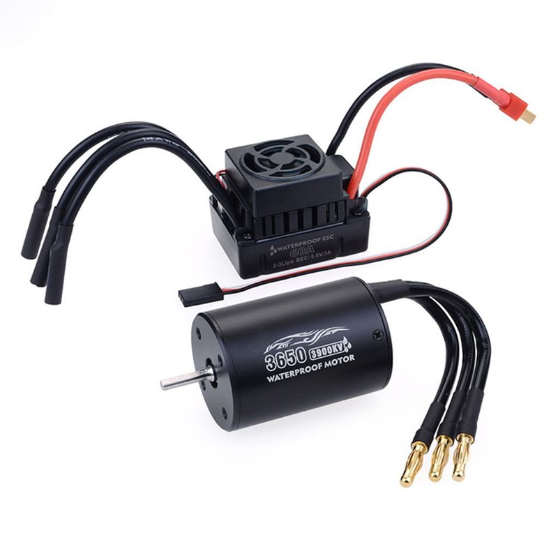 Esc Waterproof 60A - A49K-Su Geçirmez Fırçasız Motor 3650 60A