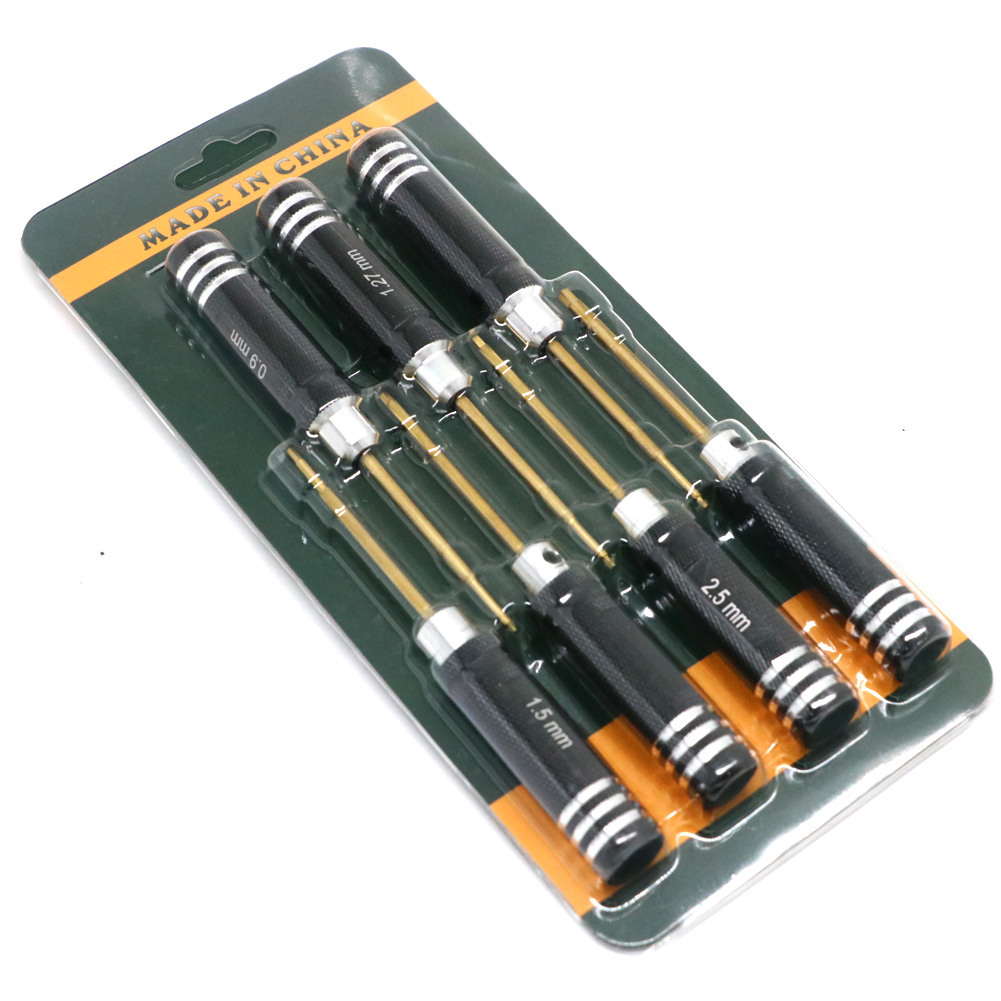 Rc Hobby Tool Kit - 7 adet titanyum kaplama Mini hassas
