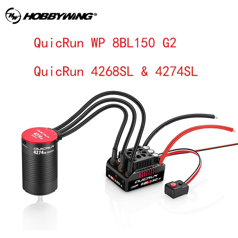 Esc Waterproof 60A - Orijinal HOBBYWING QuicRun WP8 BL150 G2