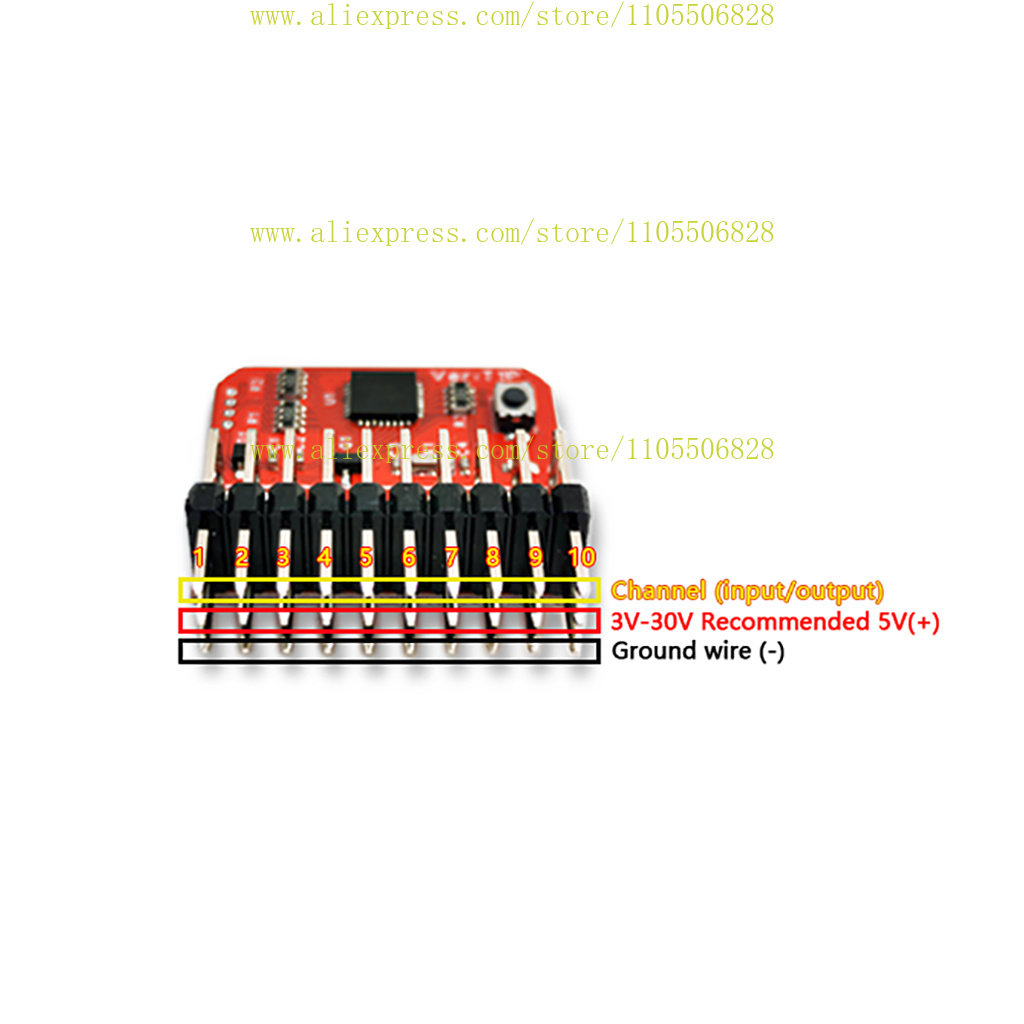 Receiver Sbus 8Ch - T1P uzaktan kumanda 8CH alıcı PWM