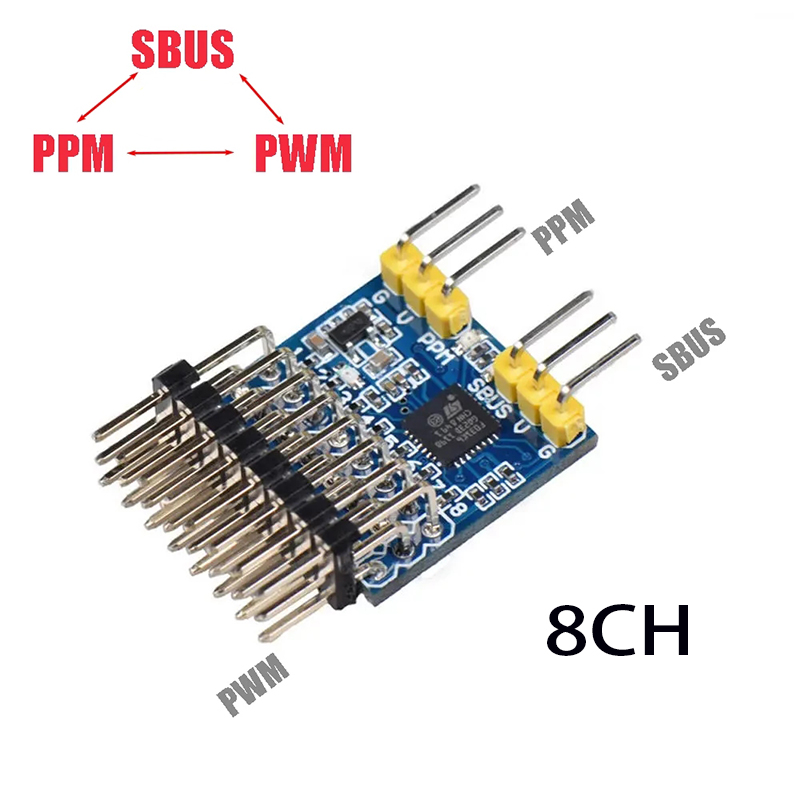 Receiver Sbus 8Ch - 8CH PWM PPM SBUS Sinyal Dönüşüm