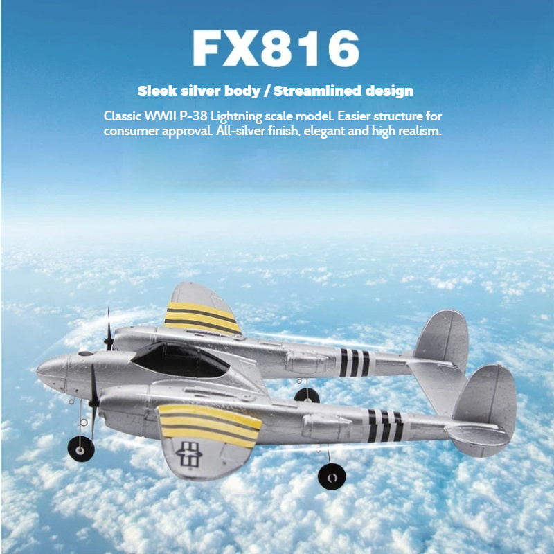 FX816 RC Uçak P38 Savaş Uçağı  - Rc Glider Foam Wing incelemesi ve fiyatı
