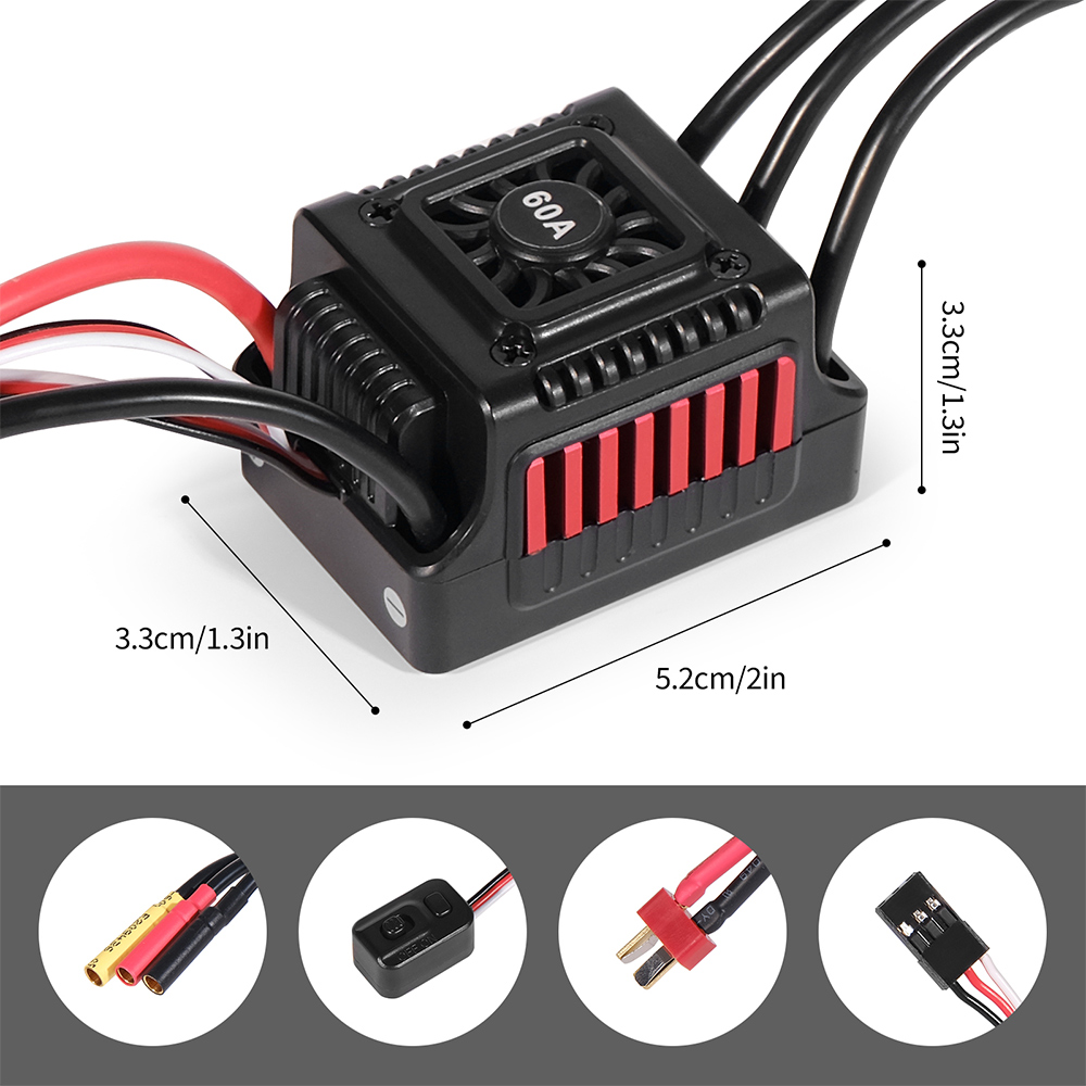 45A 60A RC ESC Su Geçirmez Sen - Esc Waterproof 60A incelemesi ve fiyatı