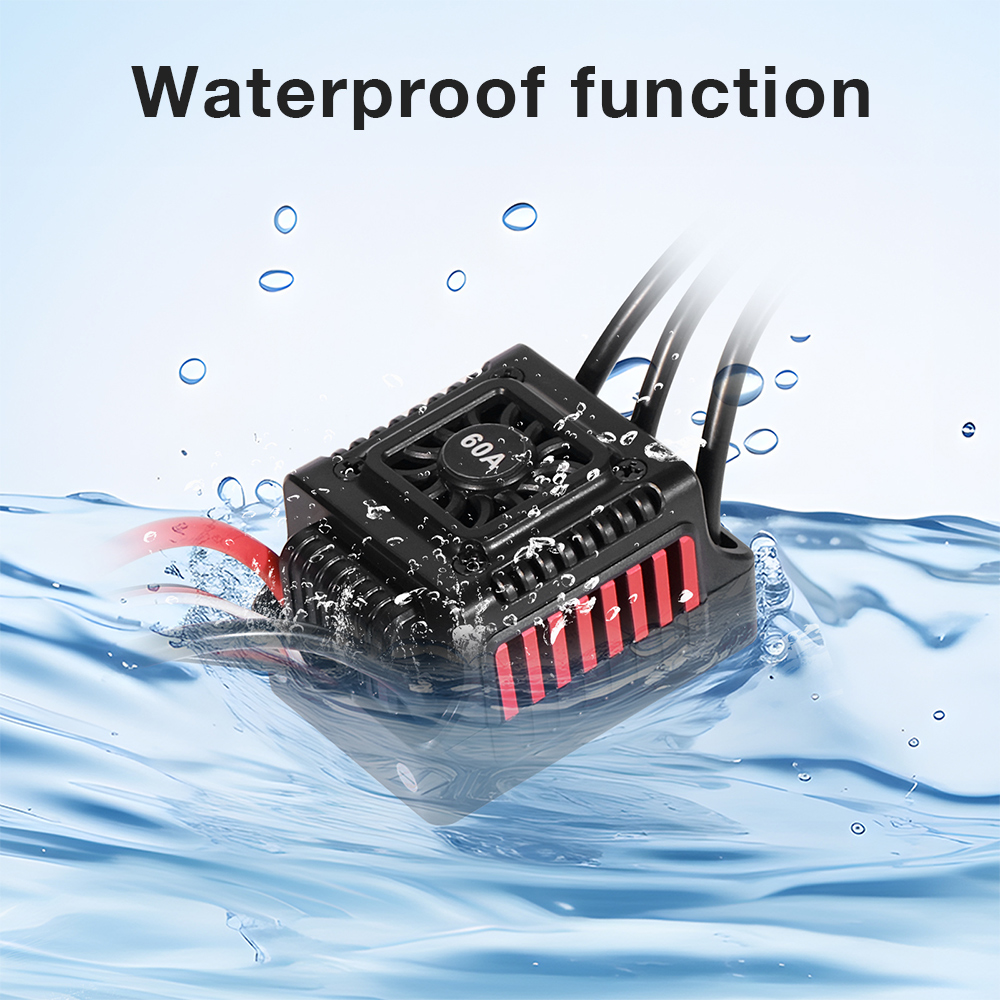 45A 60A RC ESC Su Geçirmez Sen - Esc Waterproof 60A incelemesi ve fiyatı