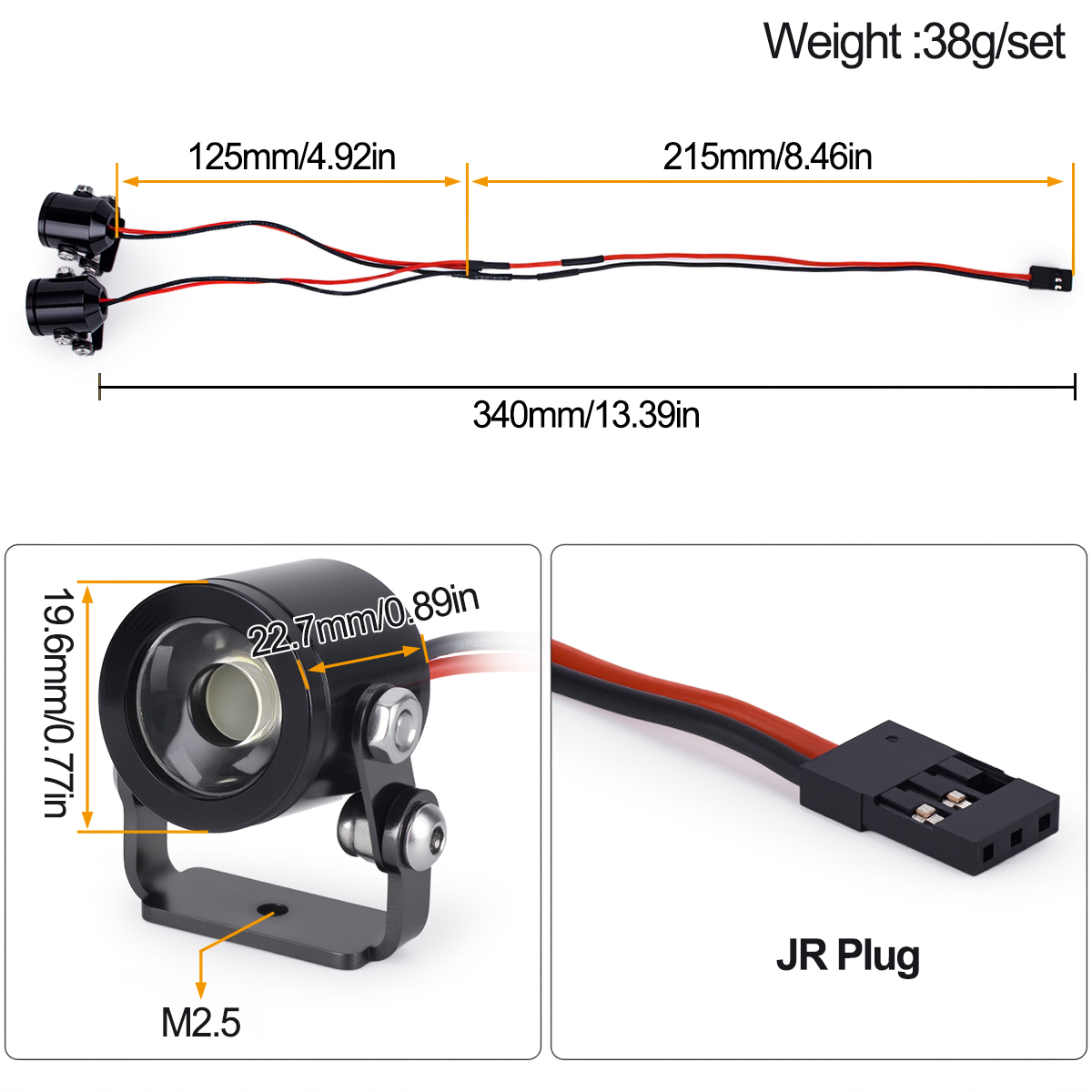 RC Araba LED Işık Far Spot Işı - Rc Crawler 4X4 incelemesi ve fiyatı