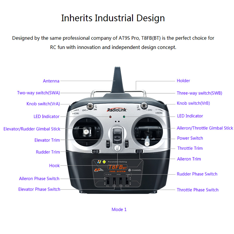 Radiolink T8FB V2 8 Kanallı RC - Receiver Sbus 8Ch incelemesi ve fiyatı
