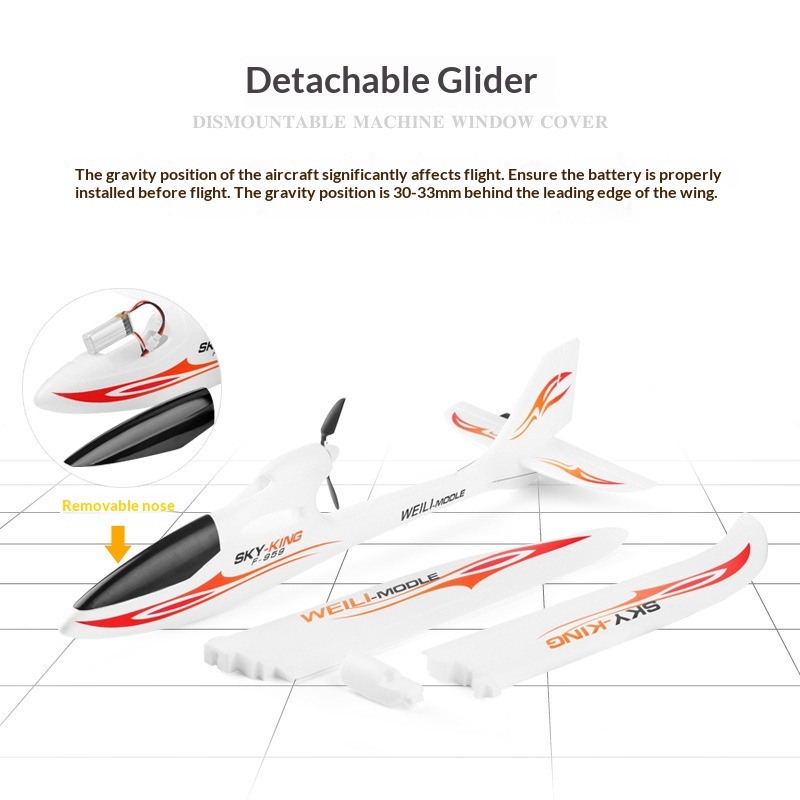 Weili Sky King F959S Rc Planör - Rc Glider Foam Wing incelemesi ve fiyatı