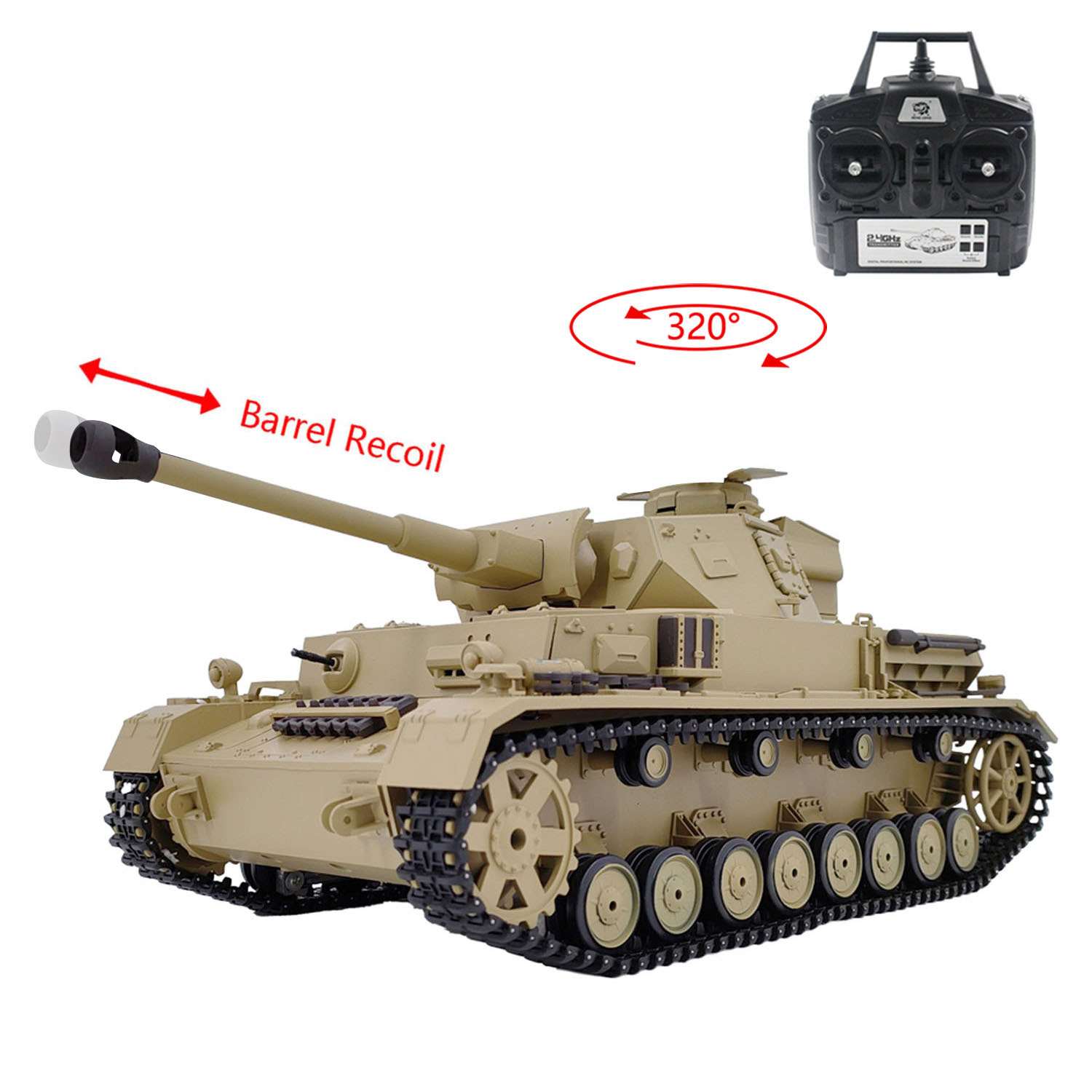 1:16 Ölçekli 7.0 Askeri RC Tan - Rc Hobby Tank incelemesi ve fiyatı