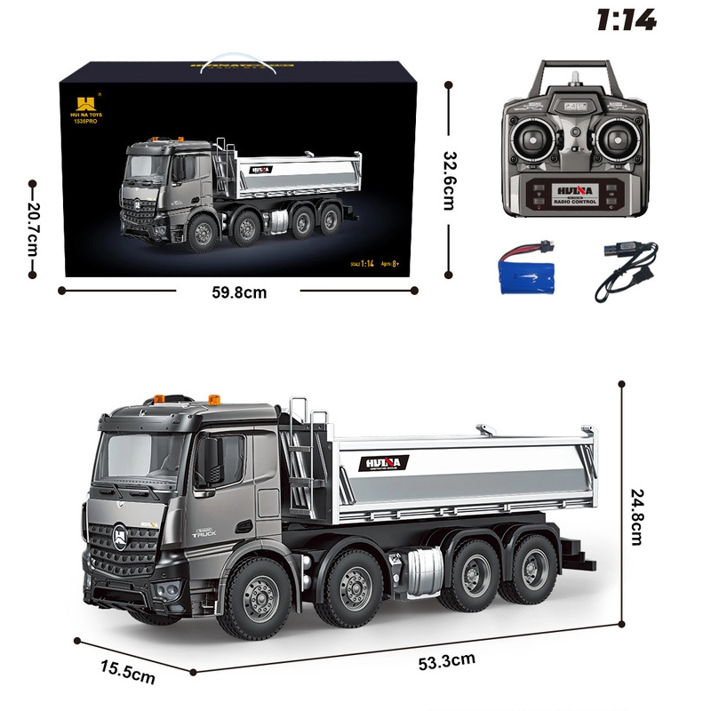 Yeni Huina 1536pro 1537 Alaşım - Rc Excavator Hydraulic incelemesi ve fiyatı