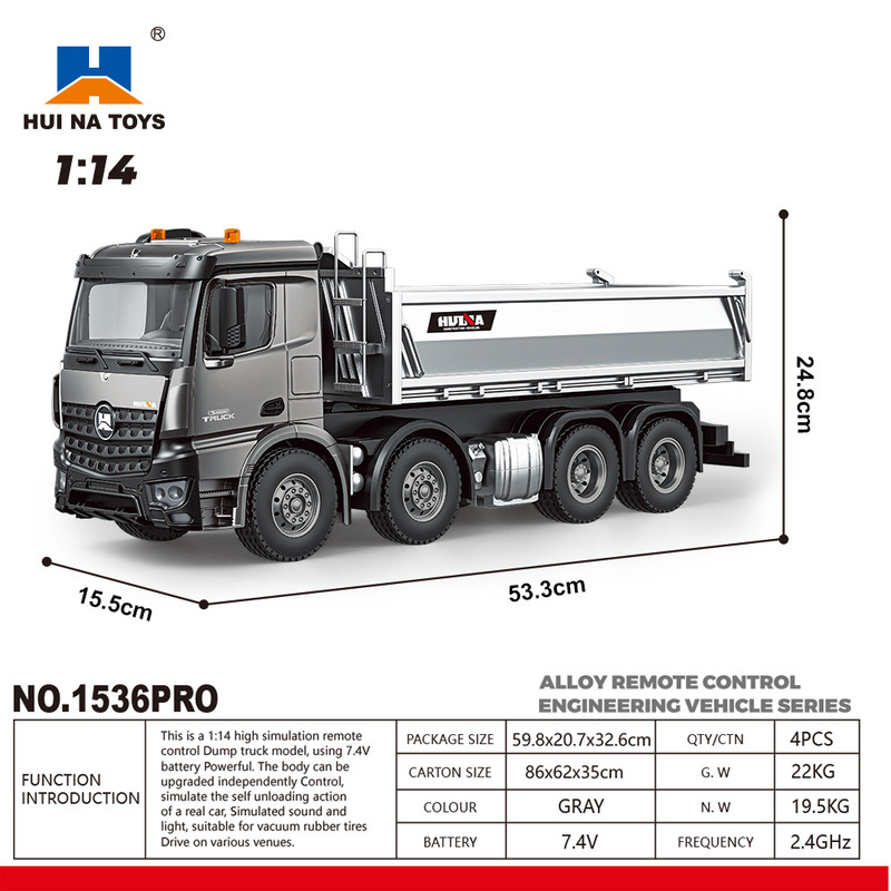 Yeni Huina 1536pro 1537 Alaşım - Rc Excavator Hydraulic incelemesi ve fiyatı