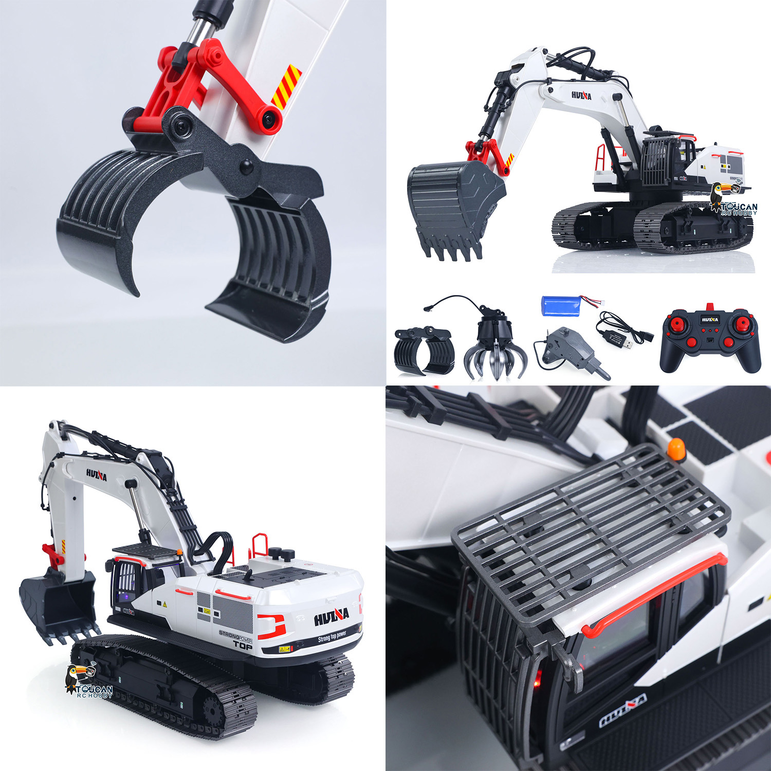 RC Ekskavatör 1/14 HUINA Metal - Rc Excavator Hydraulic incelemesi ve fiyatı