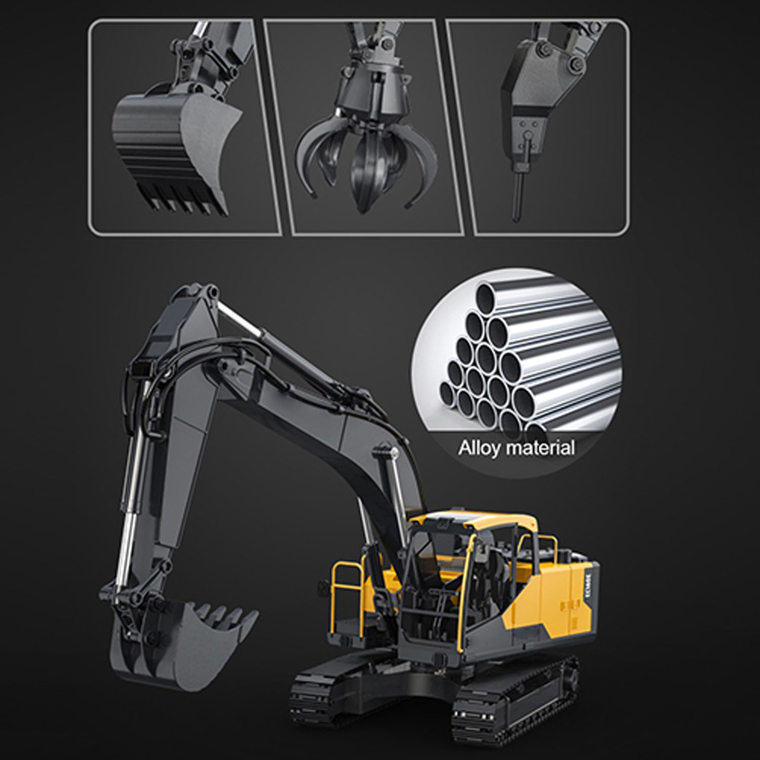 1/16 DoubleE E598 003 Elektrik - Rc Excavator Hydraulic incelemesi ve fiyatı