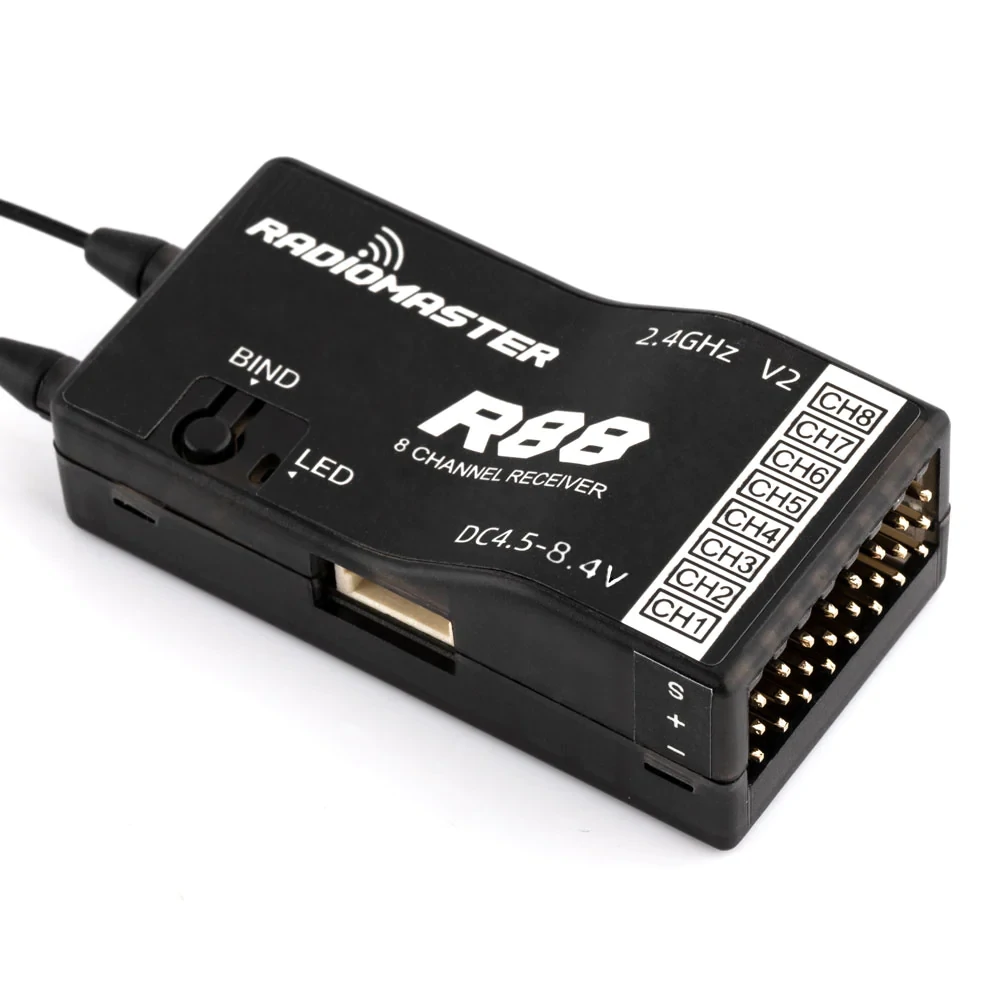 RadioMaster R88 V2 2.4GHz 8CH  - Receiver Sbus 8Ch incelemesi ve fiyatı