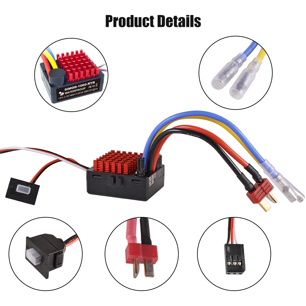 9IMOD 1060 RTR 60A ESC Fırçalı - Esc Waterproof 60A incelemesi ve fiyatı
