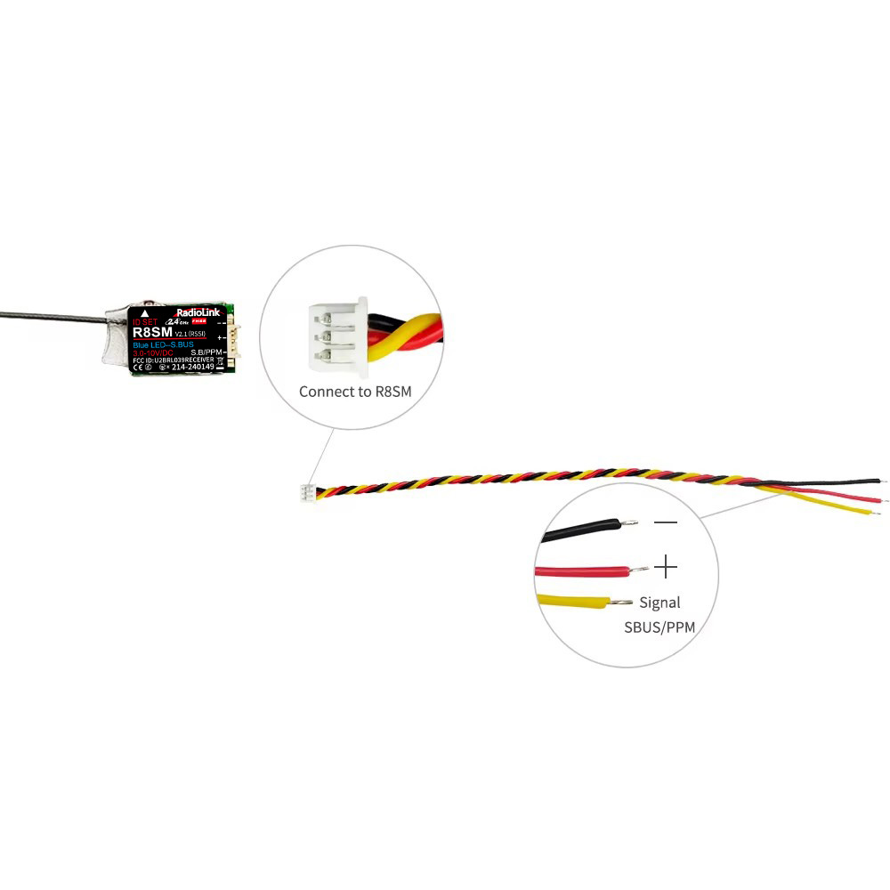 RadioLink R8SM 8CH 2.4GHz Süpe - Receiver Sbus 8Ch incelemesi ve fiyatı