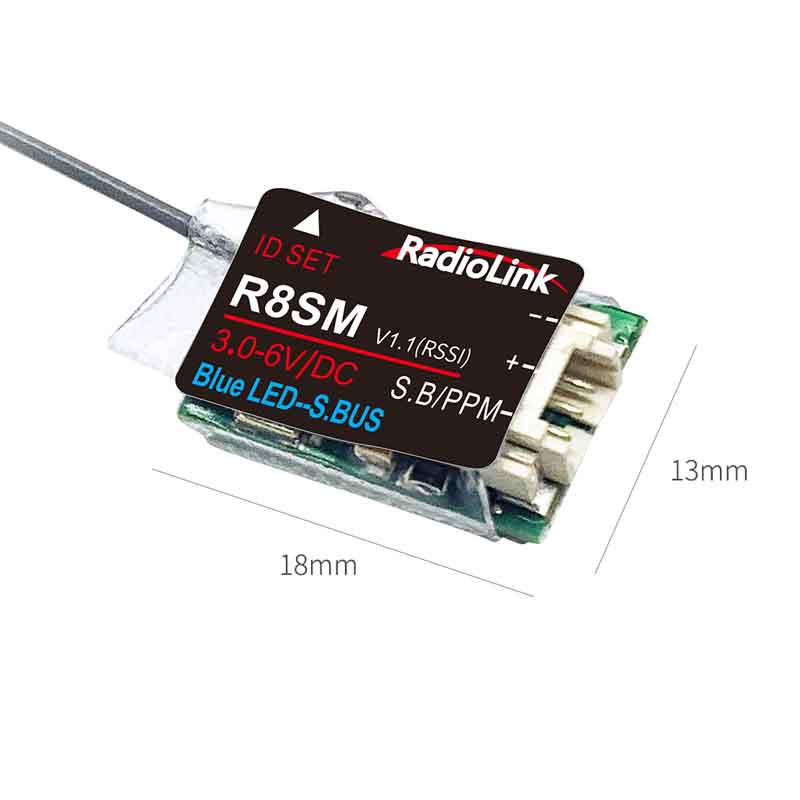 Radiolink R8SM 8CH 2.4G Alıcı  - Receiver Sbus 8Ch incelemesi ve fiyatı