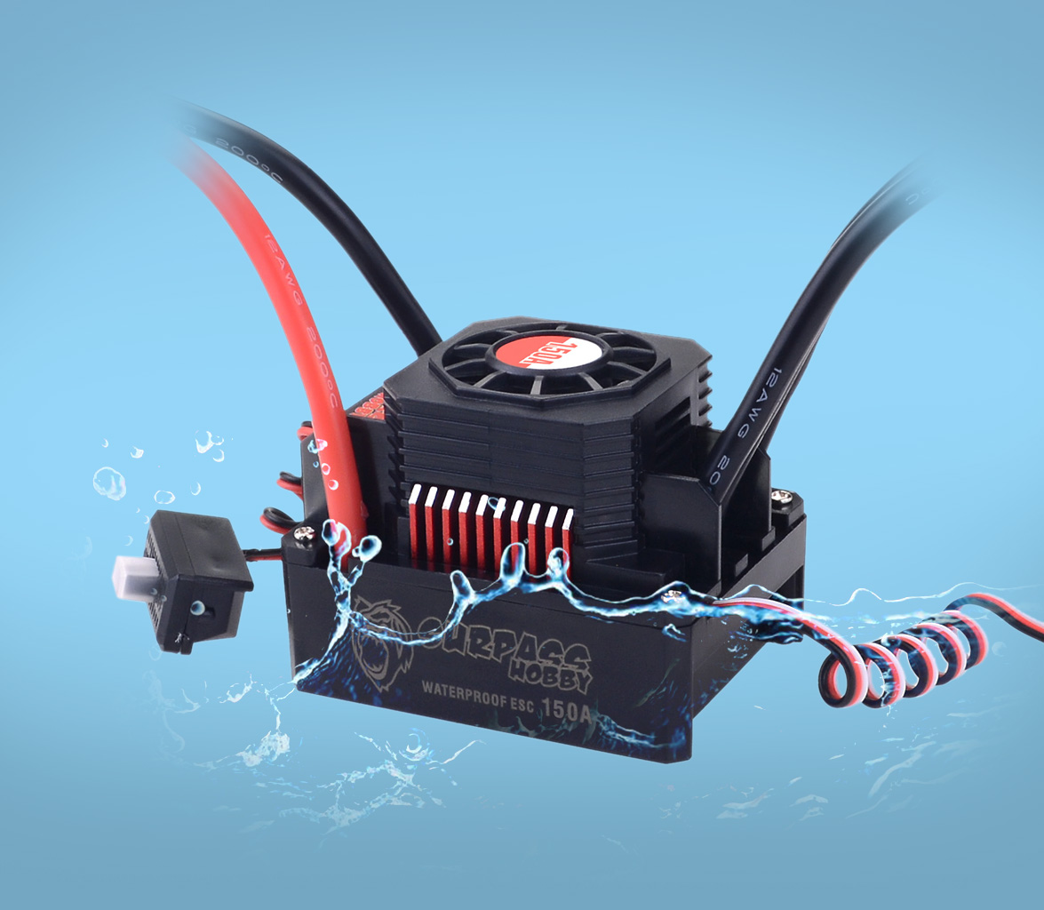 Aşmak hobi su geçirmez fırçası - Esc Waterproof 60A incelemesi ve fiyatı