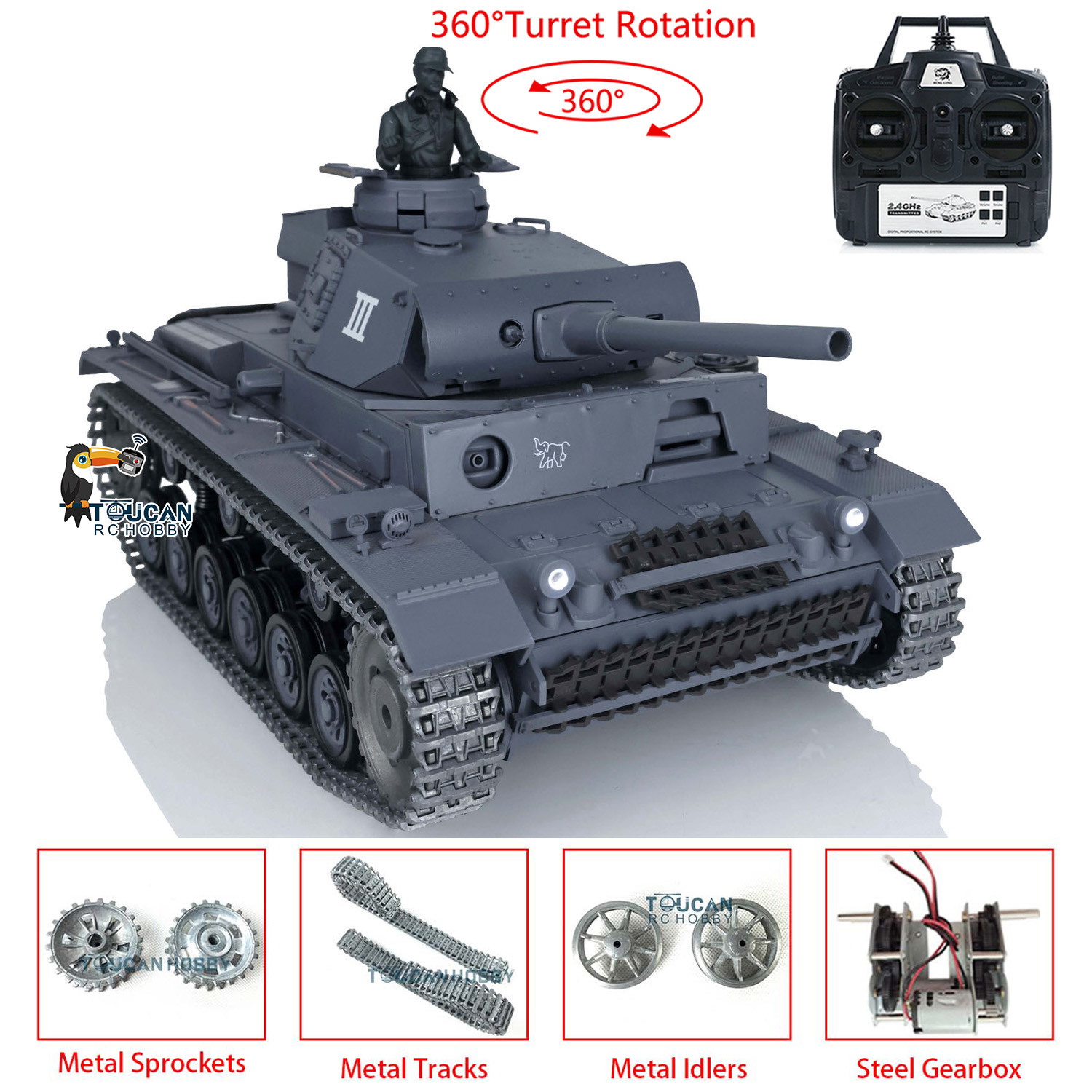 ABD Satışlı Henglong 1/16 7.0  - Rc Hobby Tank incelemesi ve fiyatı