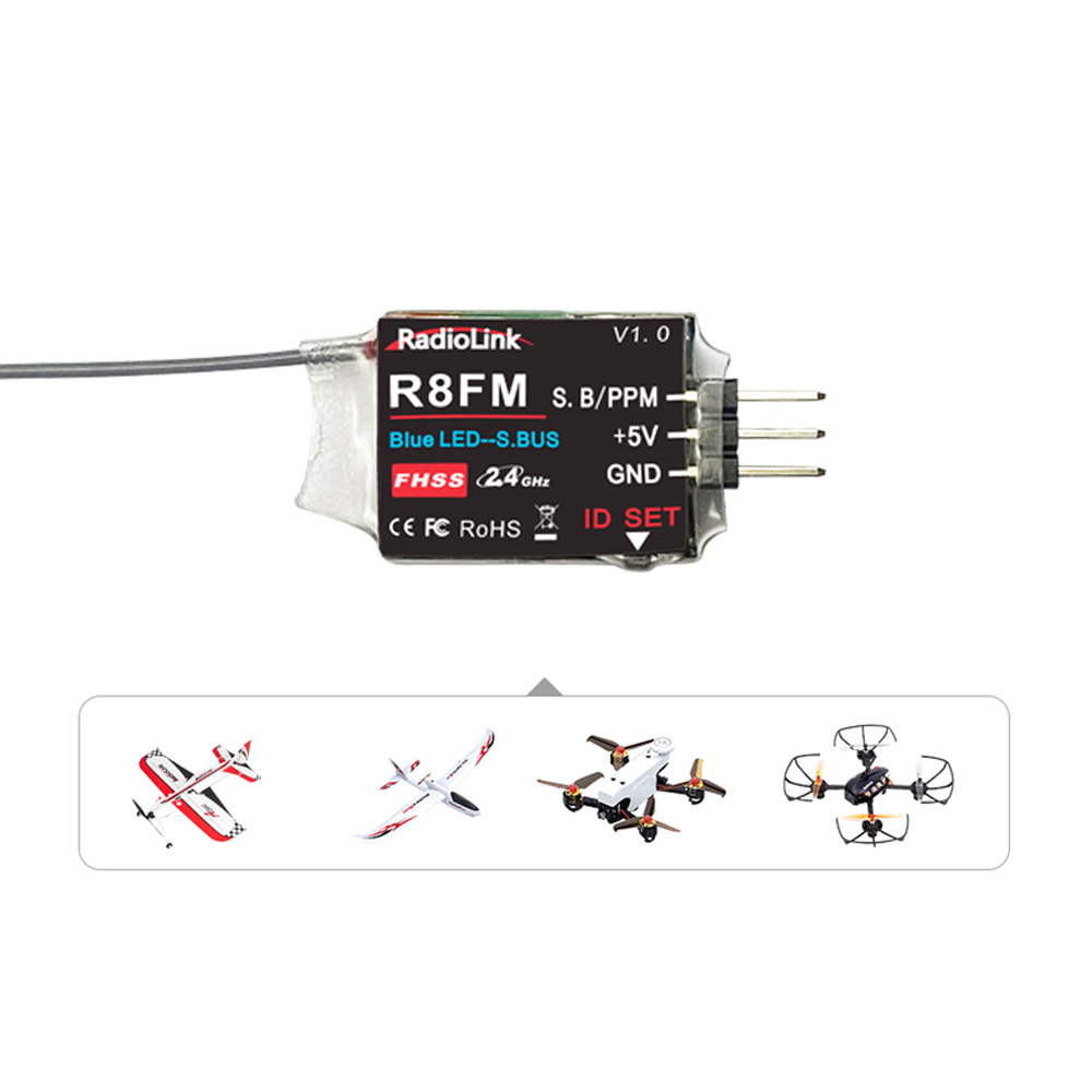 Radiolink 2.4GHz R8FM 8CH RC A - Receiver Sbus 8Ch incelemesi ve fiyatı