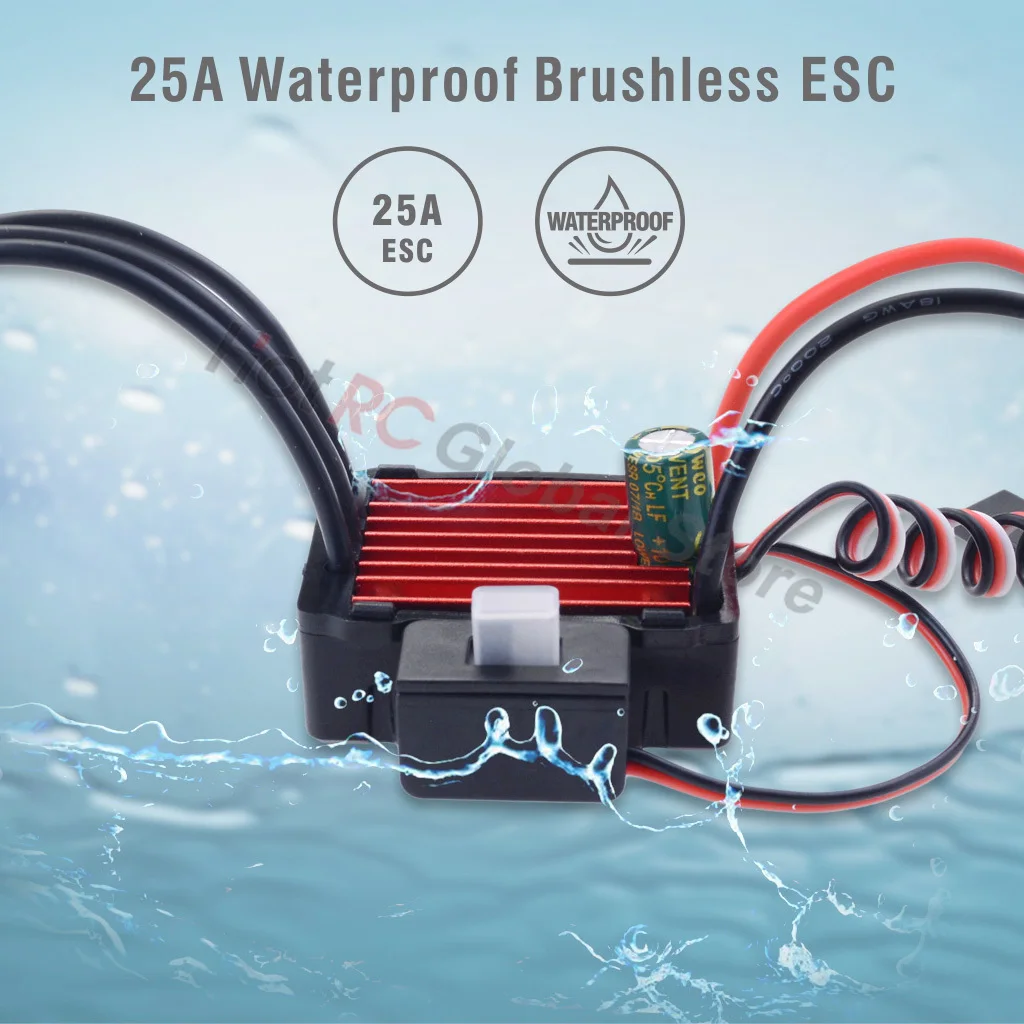 SURPASS HOBBY KK 25A 35A 45A 6 - Esc Waterproof 60A incelemesi ve fiyatı