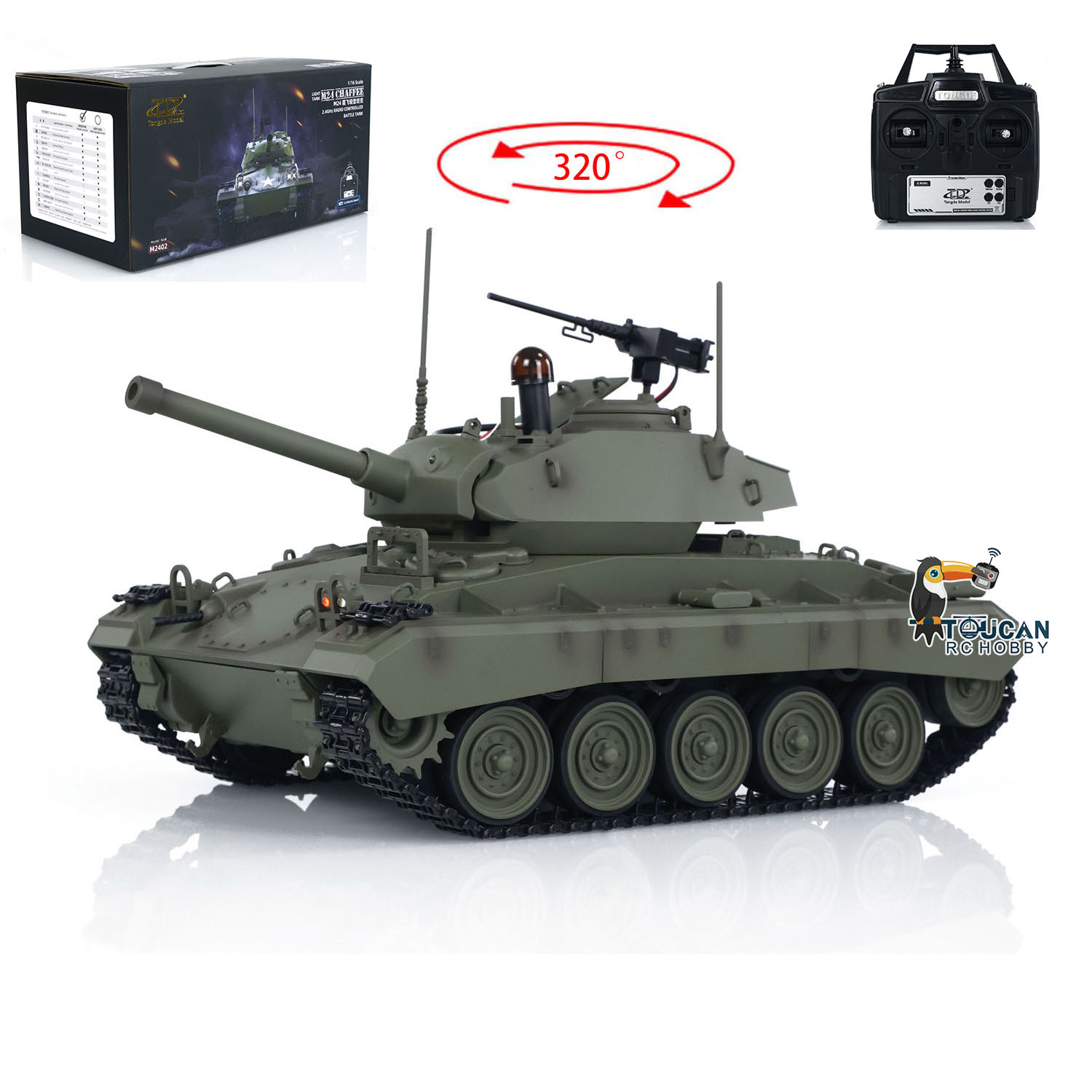 Toys Tongde 1/16 M24 Chaffee R - Rc Hobby Tank incelemesi ve fiyatı