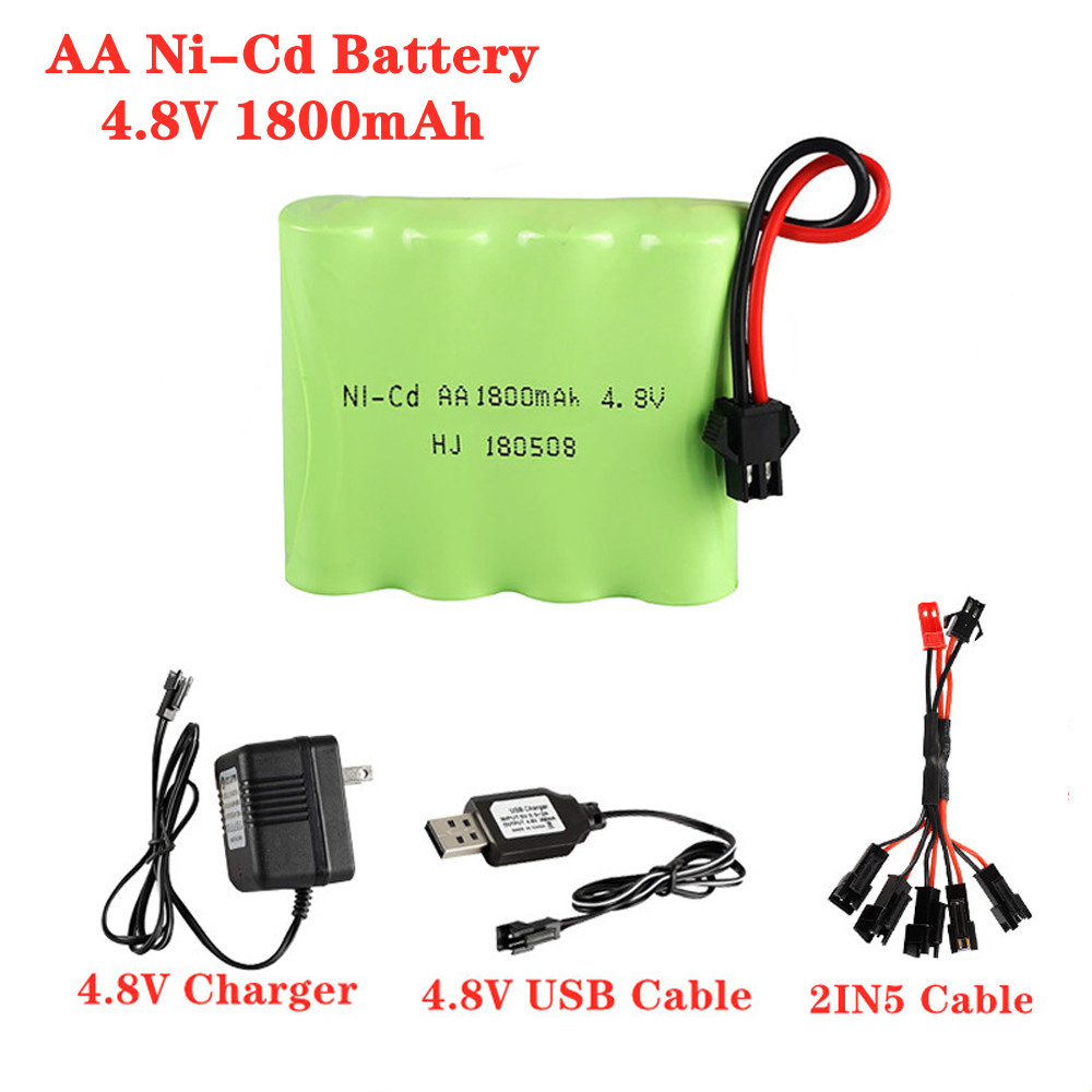 4.8V 1800mAh Ni-Cd AA pil şarj - Rc Hobby Tank incelemesi ve fiyatı