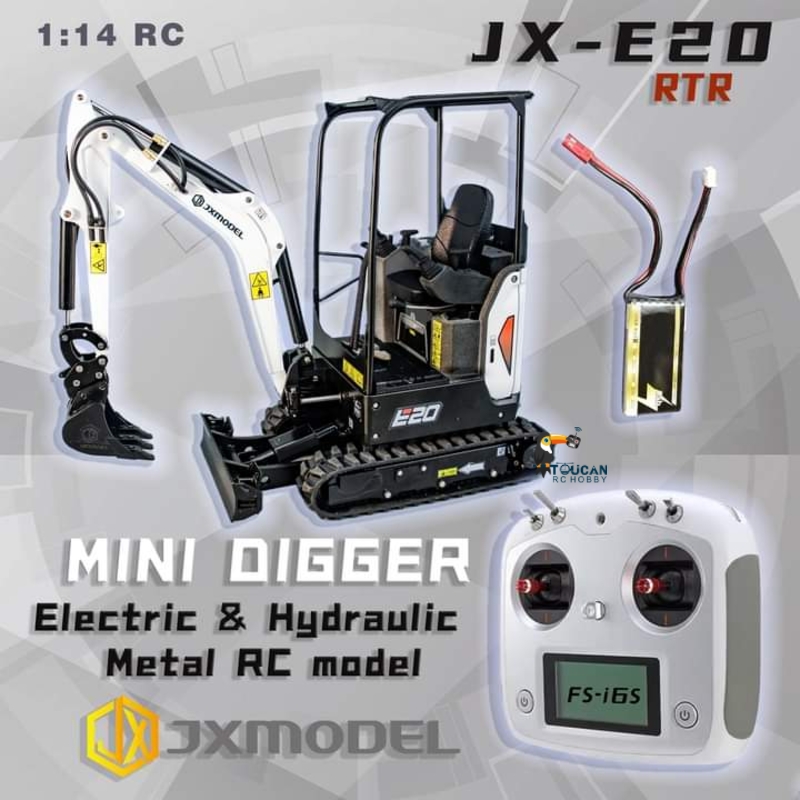 RTR JX E20 RC Mini Ekskavatör  - Rc Excavator Hydraulic incelemesi ve fiyatı